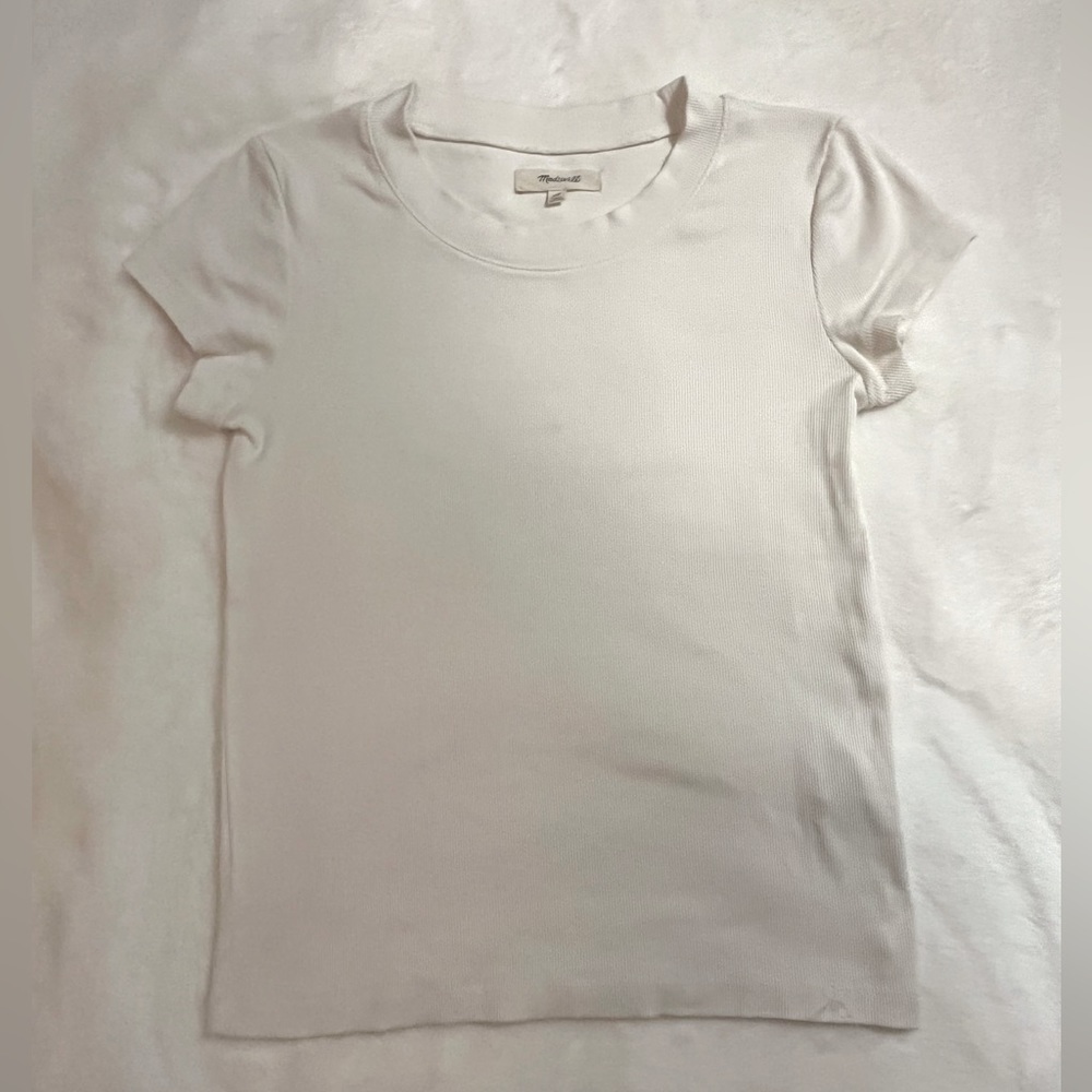 Off white Madewell sleek hold shirt extra small